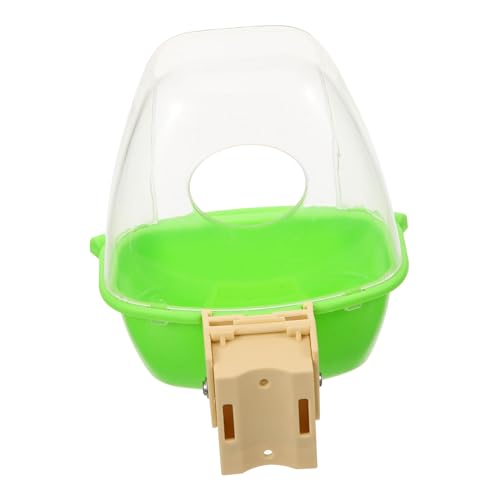 VILLFUL Vogelfutterbehälter aus Robustem Kunststoff Wetterfest für Außenbereich Geeignet für Papageien Wellensittiche Nymphensittiche Langlebiger Futterspender für von VILLFUL