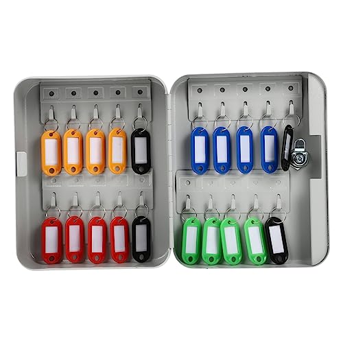 VILLFUL Wandmontierte Schlüsselbox aus Schlüsselplätze Robust und Sicher für Unternehmen und Zuhause Schlüsselsafe mit Stabiler Installation Schlüsselmanagement Organizer für Effektive von VILLFUL