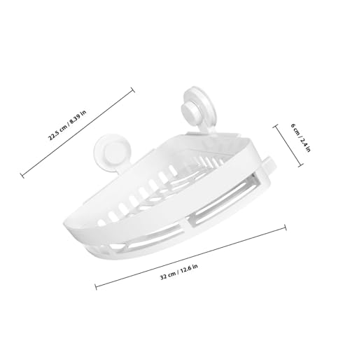 VILLFUL Wandmontiertes Eckregal Badezimmer ohne Bohren Multifunktionales Kunststoff aufbewahrungsregal mit Hoher Tragkraft Platzsparend und Stilvoll für Toiletten und Badutensilien VILLFUL Wandmontiertes Eckregal Badezimmer ohne Bohren Multifunktionales Kunststoff aufbewahrungsregal mit Hoher Tragkraft Platzsparend und Stilvoll für Toiletten und Badutensilien von VILLFUL