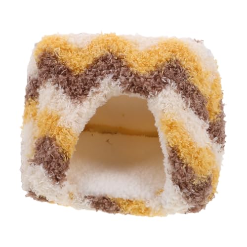 VILLFUL Warm Hamster Bed aus Weichem Korallenfleece Kuschelige Höhle für Kleine Tiere Wie Hamster Zuckergleiter Eichhörnchen Warmes Winternest für Sicheren Rückzugsort von VILLFUL