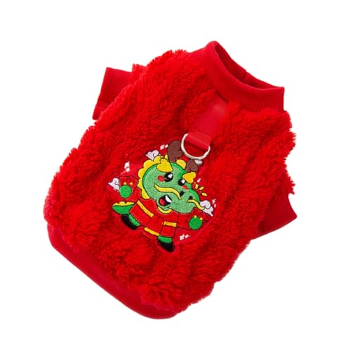 VILLFUL Warmer Hundepullover mit Festlichem Drachenmuster Bequeme Winterkleidung für Kleine und Mittlere Hunde Strapazierfähiger und Leichter Hundemantel für Alltag Training und VILLFUL Warmer Hundepullover mit Festlichem Drachenmuster Bequeme Winterkleidung für Kleine und Mittlere Hunde Strapazierfähiger und Leichter Hundemantel für Alltag Training und von VILLFUL