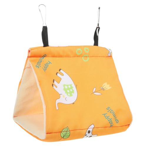 VILLFUL Warmes Vogelhaus Hängendes Vogelkäfig Nest Aus Robustem Baumwollstoff Kleintier Hängematte Für Papageien Und Kleine Haustiere Sicherer Und Gemütlicher Schlafplatz Einfach von VILLFUL