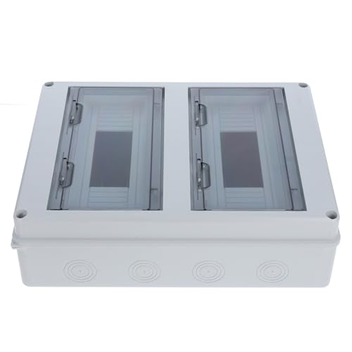 VILLFUL Wasserdichte Verteilerbox Aufputz Elektrische Verteilerdose mit Wetterfestem Gehäuse für Außenbereich Hausinstallation Staubgeschützt Langlebig von VILLFUL