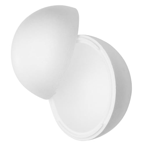 VILLFUL Weißer Hohl Schaumstoffball Glatt Oberfläche DIY Bastelmaterial Styroporkugel für Handgemachte Modelle und Dekorationen zu Hochzeit Party Weihnachten von VILLFUL