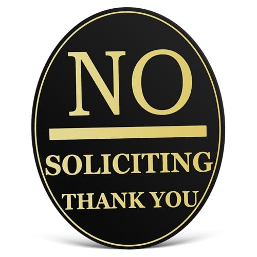 VILLFUL Werbung Schild Lustiges Selbstklebendes Türschild aus Acryl für Hauseingang oder Geschäft Schwarzer Hintergrund mit Goldener Installieren Wetterbeständig und Vielseitig Einsetzbar von VILLFUL