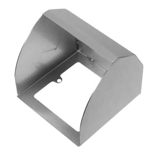 VILLFUL Wetterfester Edelstahl Steckdosen Schutz für Außeneinsatz Wasserdichte Steckdosenabdeckung mit Klappmechanismus für Elektrofahrzeug Ladestationen Korrosionsbeständig und Langlebig von VILLFUL