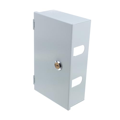 VILLFUL wasserdichte Abschließbare Außen-steckdosenbox Robuste Elektrobox mit Schlüssel Schützende Steckdosenschutzabdeckung Fahrzeugladung Wandmontierbar Vandalismussicher von VILLFUL