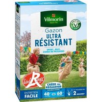 Extrem widerstandsfähiger Rasen VILMORIN, 1 kg, 40 m² VILMORIN Extrem widerstandsfähiger Rasen VILMORIN, 1 kg, 40 m² VILMORIN von VILMORIN
