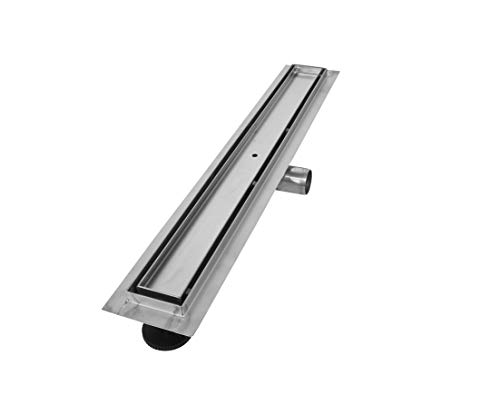 VILSTEIN Duschrinne 80cm | Befliesbar | Edelstahl Bodenablauf Komplettset | Extra flach | Siphon mit Geruchsstop | Haarsieb VILSTEIN Duschrinne 80cm | Befliesbar | Edelstahl Bodenablauf Komplettset | Extra flach | Siphon mit Geruchsstop | Haarsieb von VILSTEIN