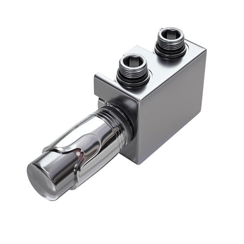 VILSTEIN® Universal Heizkörperanschluss Set [MIT THERMOSTAT] - Multiblock Anschluss für Heizung - Zweirohrsystem Hahnblock Chrom - Ventilhahnblock Amaturensystem - Durchgangs - & Eckanschluss von VILSTEIN