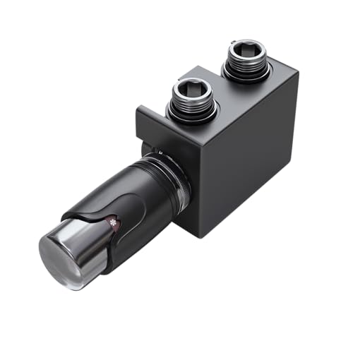 VILSTEIN® Universal Heizkörperanschluss Set [MIT THERMOSTAT] - Multiblock Anschluss für Heizung - Zweirohrsystem Hahnblock Chrom - Ventilhahnblock Amaturensystem - Durchgangs - & Eckanschluss von VILSTEIN