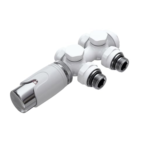 VILSTEIN Heizkörperanschluss Set | Multiblock mit Thermostat für Badheizkörper | Universal Mittelanschluss mit Thermostat in Weiß VILSTEIN Heizkörperanschluss Set | Multiblock mit Thermostat für Badheizkörper | Universal Mittelanschluss mit Thermostat in Weiß von VILSTEIN