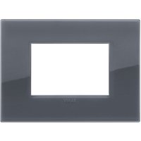 Arke Platte 3 Module klassisch rauchgrau 19653.61 - Vimar von VIMAR