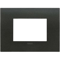 Vimar - arké fit platte 3 module - metall farbe matt graphit 19953.01 von VIMAR