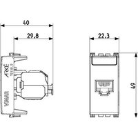 Arke' presa rj45 netsafe cat 5e utp 19339.11 Arke' presa rj45 netsafe cat 5e utp 19339.11 von VIMAR