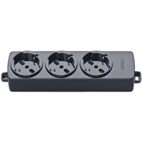 Mehrfachsteckdose 3 Universal Schwarz Vimar 01287.NC Mehrfachsteckdose 3 Universal Schwarz Vimar 01287.NC von VIMAR