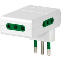 Multiple adapter 3 prese 10a white color ri.00310.b von VIMAR