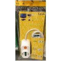 Multipresa 1 schuko + 2 low batch + 1,5mt + weisser farbschalter fp00511.c.b Multipresa 1 schuko + 2 low batch + 1,5mt + weisser farbschalter fp00511.c.b von VIMAR