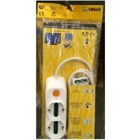 Multipresa 2 schuko + 4 loop + kabel + weisser farbschalter fp00523.c.b Multipresa 2 schuko + 4 loop + kabel + weisser farbschalter fp00523.c.b von VIMAR