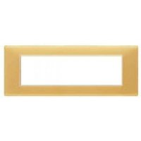 Plana platte 7 module technopolymer farbe reflex amber 14657.43 - Vimar von TOT ELECTRIC
