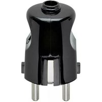Stecker 2p+e 16a deutsch axial schwarz - 00230 - Vimar von VIMAR