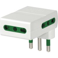Stecker und Steckdosen Adapter 3 Steckdosen weiß RI.00311.B - Vimar von VIMAR