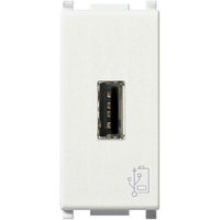 Stromversorgung 5 v 1,5 a plan fÜr elektronische gerÄte, 1 front usb output, weiss 14292 von VIMAR