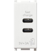 USB-Netzteil c+c 5V 3A 1M Weiß Vimar 14292.CC USB-Netzteil c+c 5V 3A 1M Weiß Vimar 14292.CC von VIMAR