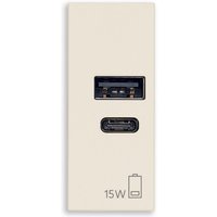 Vimar - Usb a+c steckdose linea 1 modul 15w hanf - 30292.ac15c Vimar - Usb a+c steckdose linea 1 modul 15w hanf - 30292.ac15c von VIMAR