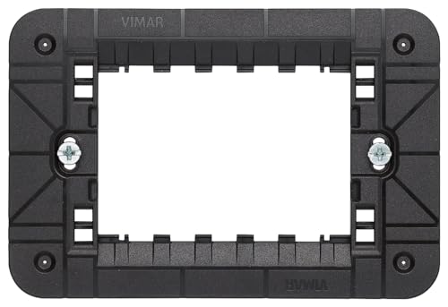 VIMAR 0R30613 Linea Halterung 3 Module mit Schrauben für Boxen 3 Module von VIMAR