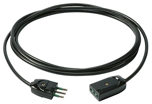 VIMAR 0p32362 Verlängerungskabel, 3 G0.75, 3 m, schwarz von VIMAR