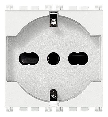 VIMAR 0r19210.b Stecker 2P + T 16 A Universal, Weiß von VIMAR