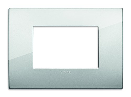 VIMAR 19653.03 Plaque Classic, 3 Module, Silber von VIMAR