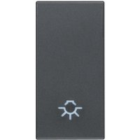 VIMAR - 20021.L 1M Taste mit grauem Leuchtsymbol von VIMAR