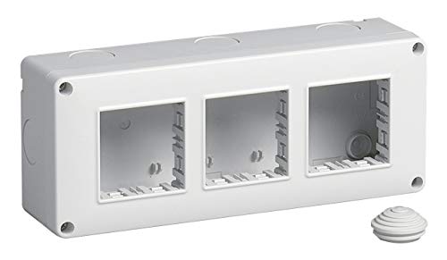 Vimar Aufputzdosen - Gehäuse IP40 6 Modul 2x3 Serie flach Vimar Aufputzdosen - Gehäuse IP40 6 Modul 2x3 Serie flach von VIMAR