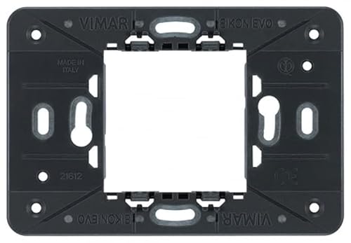 VIMAR EIKON Serie EVO – Halterung 2 Module Central + Schrauben von VIMAR