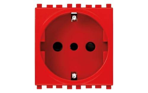 VIMAR EIKON Serie – Steckdose 2-polig + Erde 16 A P30 rot VIMAR EIKON Serie – Steckdose 2-polig + Erde 16 A P30 rot von VIMAR