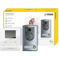 VIMAR Elvox DueFili Plus Ein-/Zweifamilien-Farb-Video-Türsprechanlage 3,5-Zoll-Display 7539/m von VIMAR