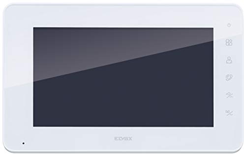 VIMAR K40932 Zusatz-Freisprech-Monitor LCD 7in mit kapazitivem Tastatur für Videosprechanalagen-Set, Netzgerät, mit Zubehöre für AP-Einbau, Weiß von VIMAR