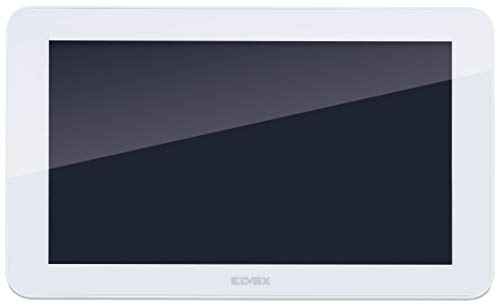 VIMAR K40937 Zusatz-Touchscreen-Freisprech-Monitor LCD 7in für Videosprechanalagen-Set, Netzgerät, mit Zubehöre für AP-Einbau, Weiß von VIMAR