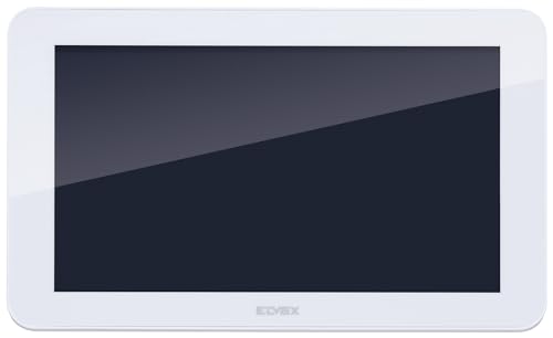 VIMAR K42937 7in-Freisprech-LCD-Touchscreen-Farb-Zusatzmonitor für Set Videohaustelefon, 1 Netzteil 40103, mit Halterungen für Wandbefestigung von VIMAR