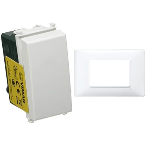 VIMAR PULSANTE 1P NO 10 A Weiß von VIMAR