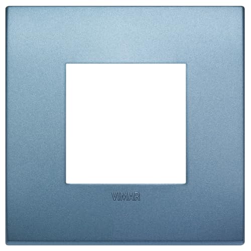 VIMAR SERIE Arke – Rahmen Classic 2 Module Tecnopolimero blau matt von VIMAR