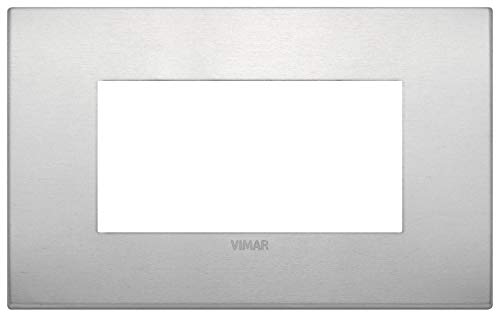 VIMAR SERIE Arke – Rahmen Classic 4 Module Aluminium von VIMAR