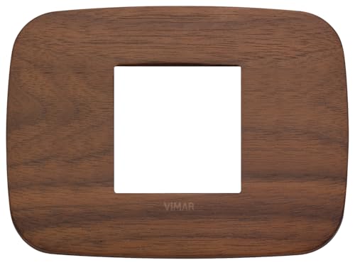 VIMAR SERIE Arke – Rahmen Round 2 Module Central Holz Walnuss von VIMAR