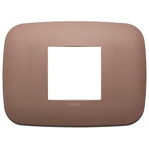VIMAR SERIE Arke – Rahmen Round 2 Module Central Metall bronze matt von VIMAR