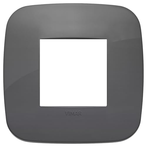 VIMAR SERIE Arke – Rahmen Round 2 Module Tecnopolimero grau von VIMAR