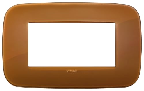 VIMAR SERIE Arke – Rahmen Round 4 Module Reflex Karamell von VIMAR