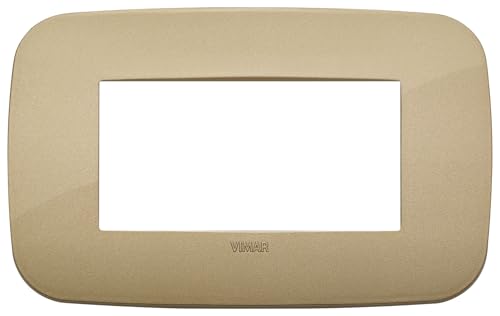 VIMAR SERIE Arke – Rahmen Round 4 Module Tecnopolimero altgold von VIMAR