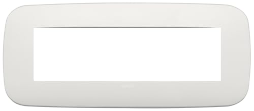 VIMAR SERIE Arke – Rahmen Round 7 Module Metall Perle matt von VIMAR
